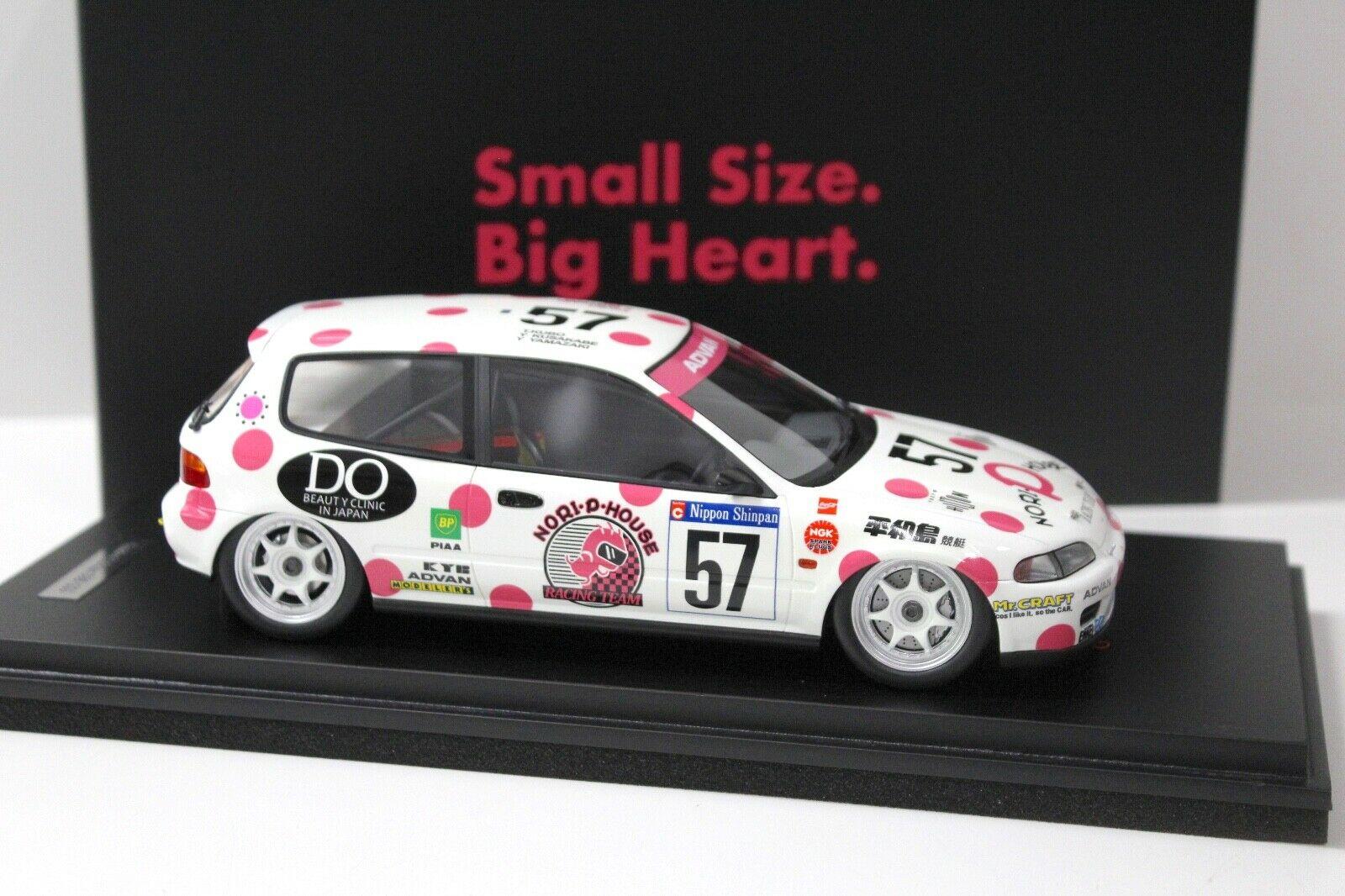 1:18 Tarmac Honda Civic EG6 #57 Japan #1 Endurance Race
