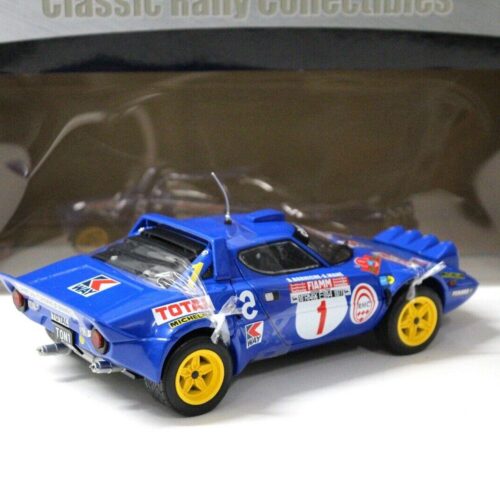 1:18 SunStar Lancia Stratos HF Rally ELBA 1977 #1 blue