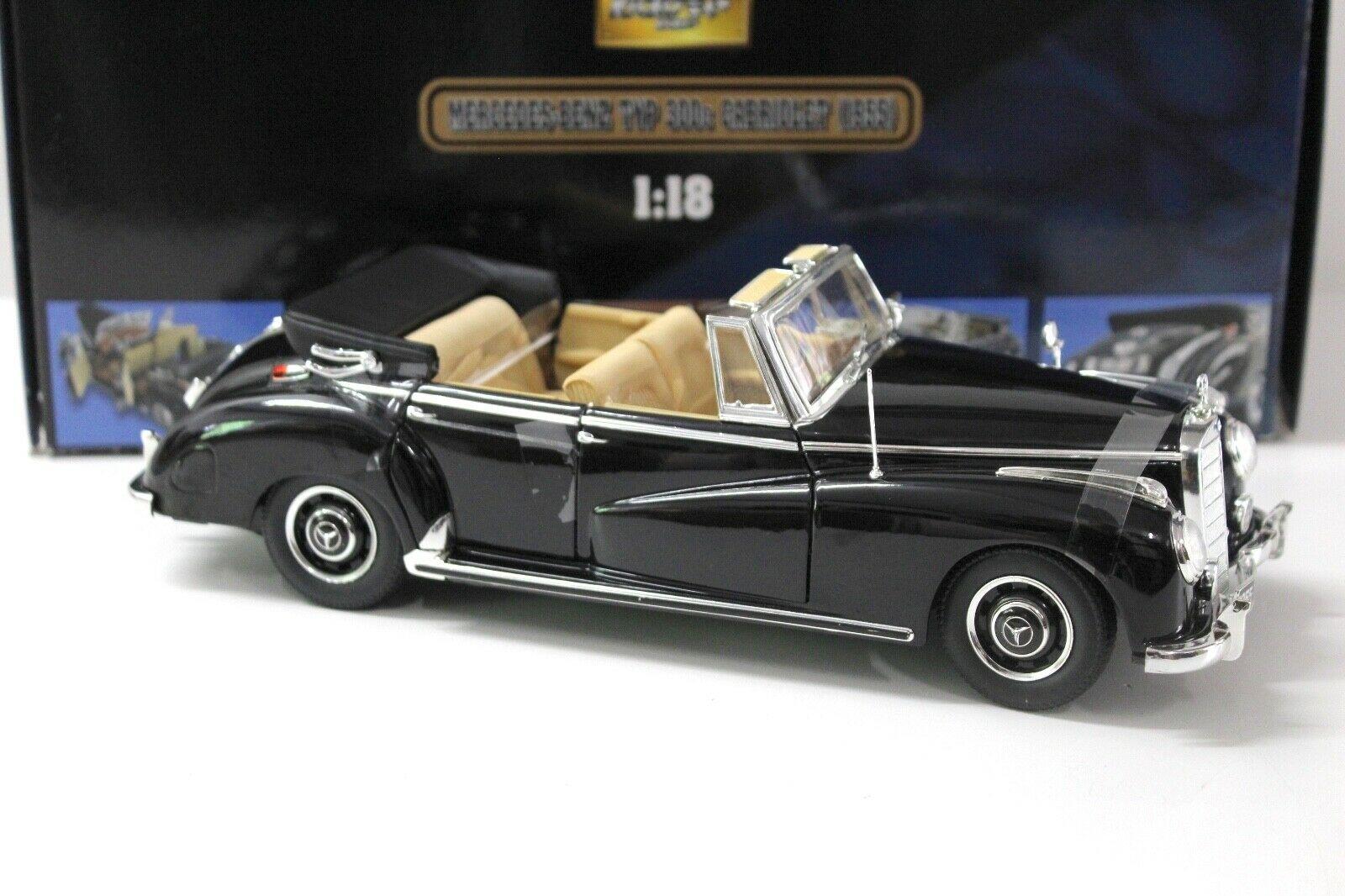 1:18 Ricko Mercedes Typ 300C Cabriolet 1955 black