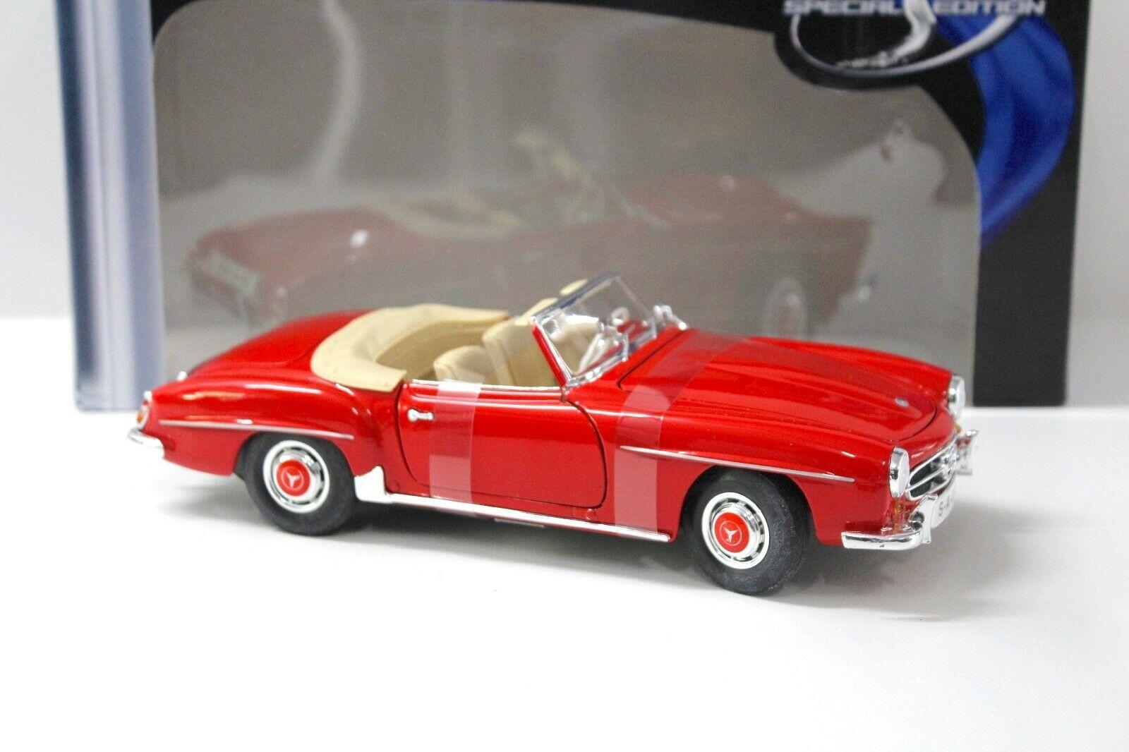 1:18 Maisto Mercedes 190SL Cabriolet red 1955
