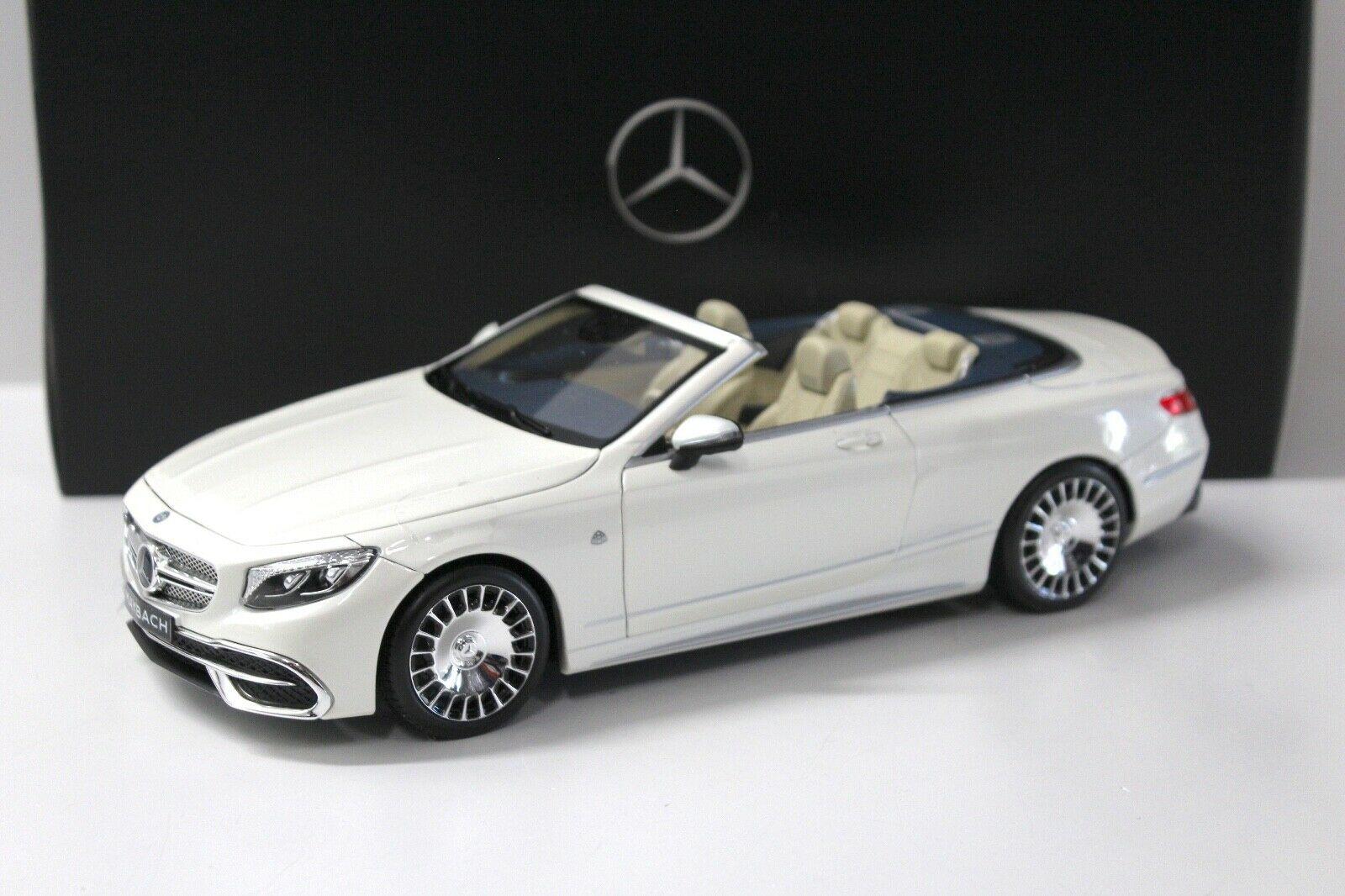 1:18 Norev Mercedes Maybach S650 Cabrio white DEALER VERSION