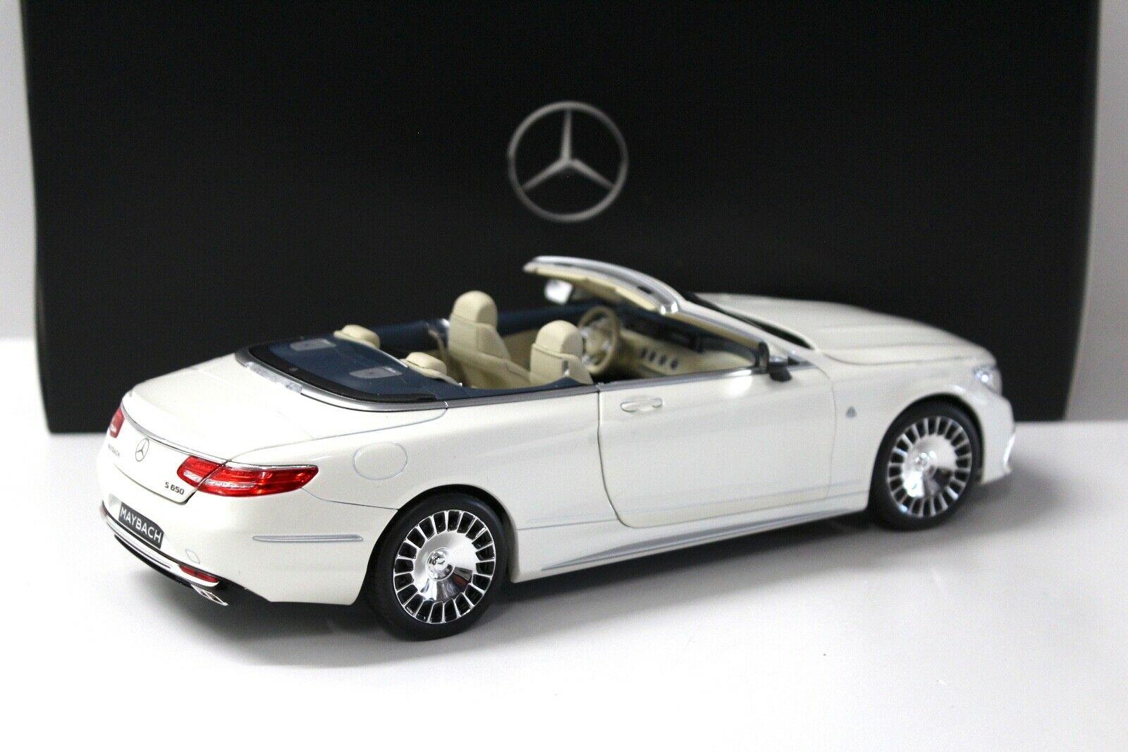 1:18 Norev Mercedes Maybach S650 Cabrio white DEALER VERSION