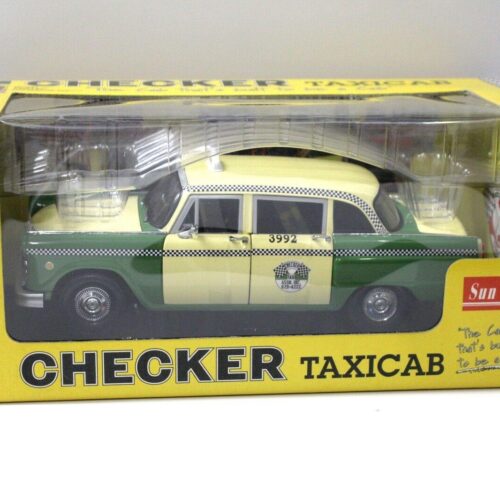1:18 SunStar Checker Taxi Cab green/beige