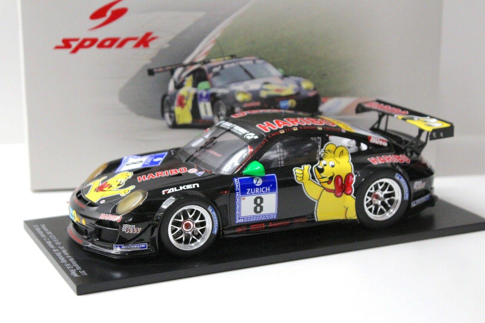 ID 45223 orig.jpg 1:18 Spark Porsche 911 997 GT3 R #8 Nürburgring 24h 2011