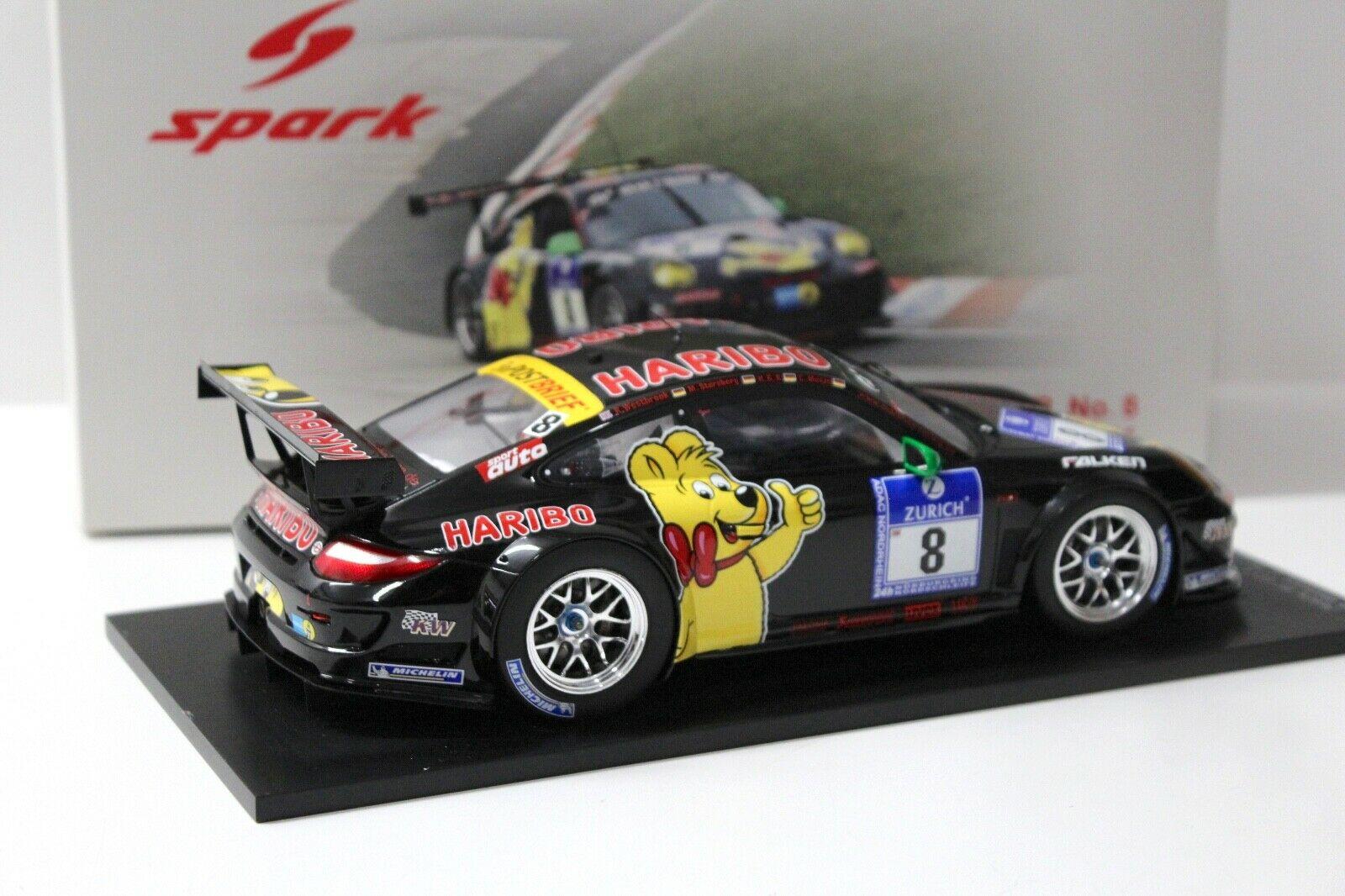 1:18 Spark Porsche 911 997 GT3 R #8 Nürburgring 24h 2011