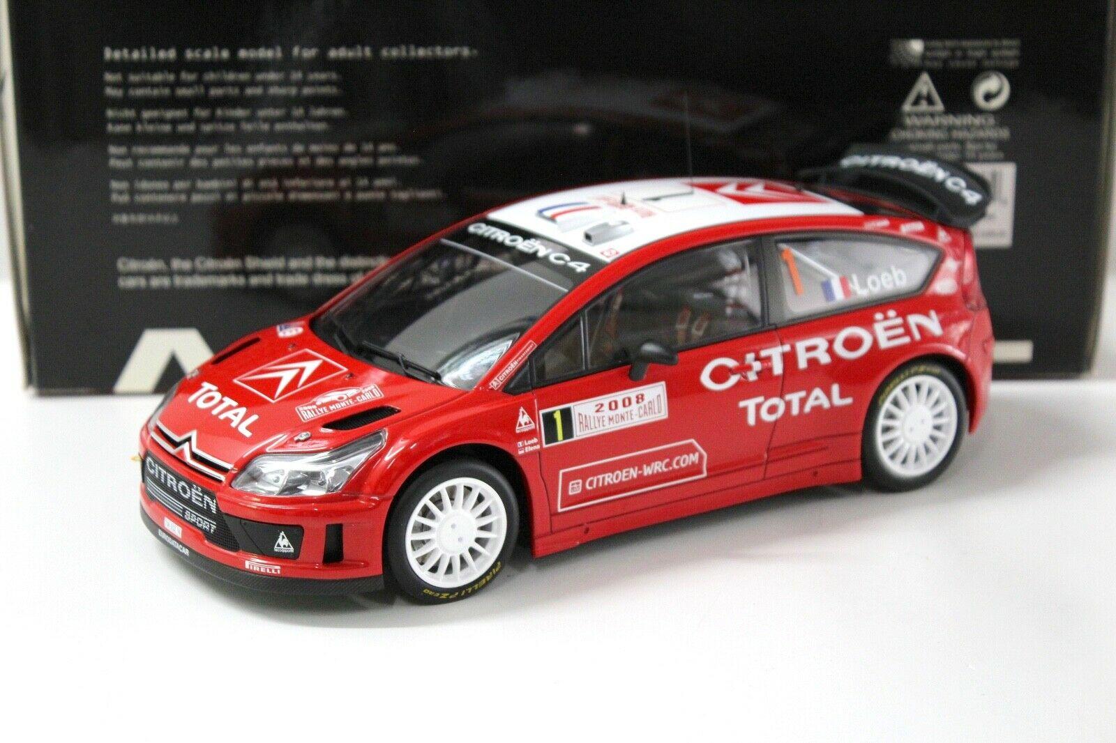 1:18 AUTOart Citroen C4 Rallye Monte Carlo 2008 LOEB