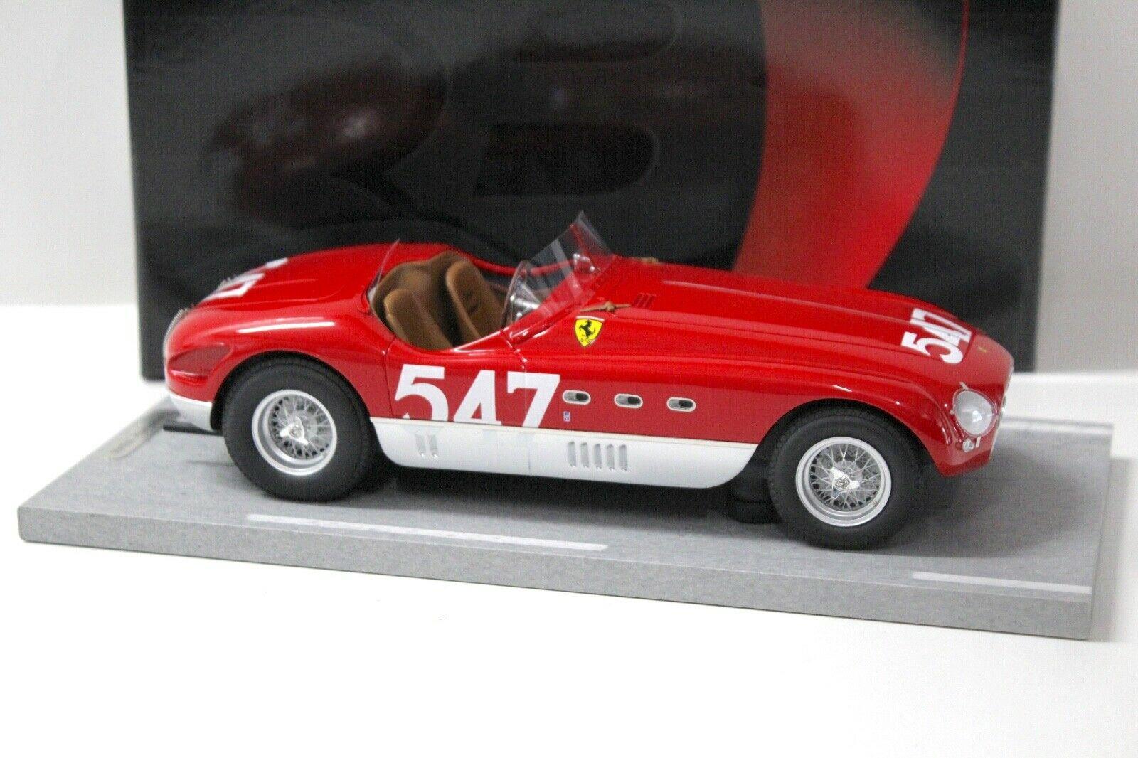1:18 BBR Ferrari 340 Spider Vignale Mille Miglia #547 red