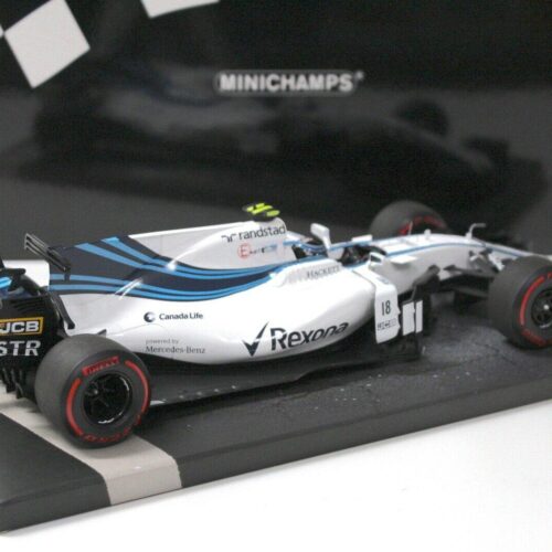 1:18 Minichamps Williams F1 FW40 Abu Dhabi GP 2017 Stroll