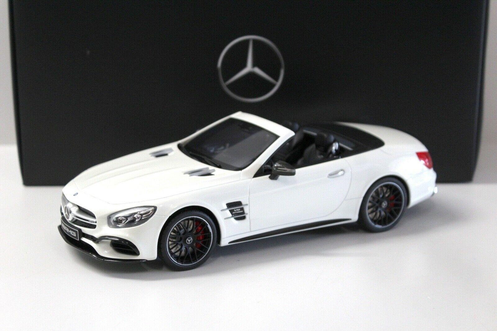 ID 45290 orig.jpg 1:18 GT Spirit Mercedes SL63 AMG Convertible white DEALER VERSION