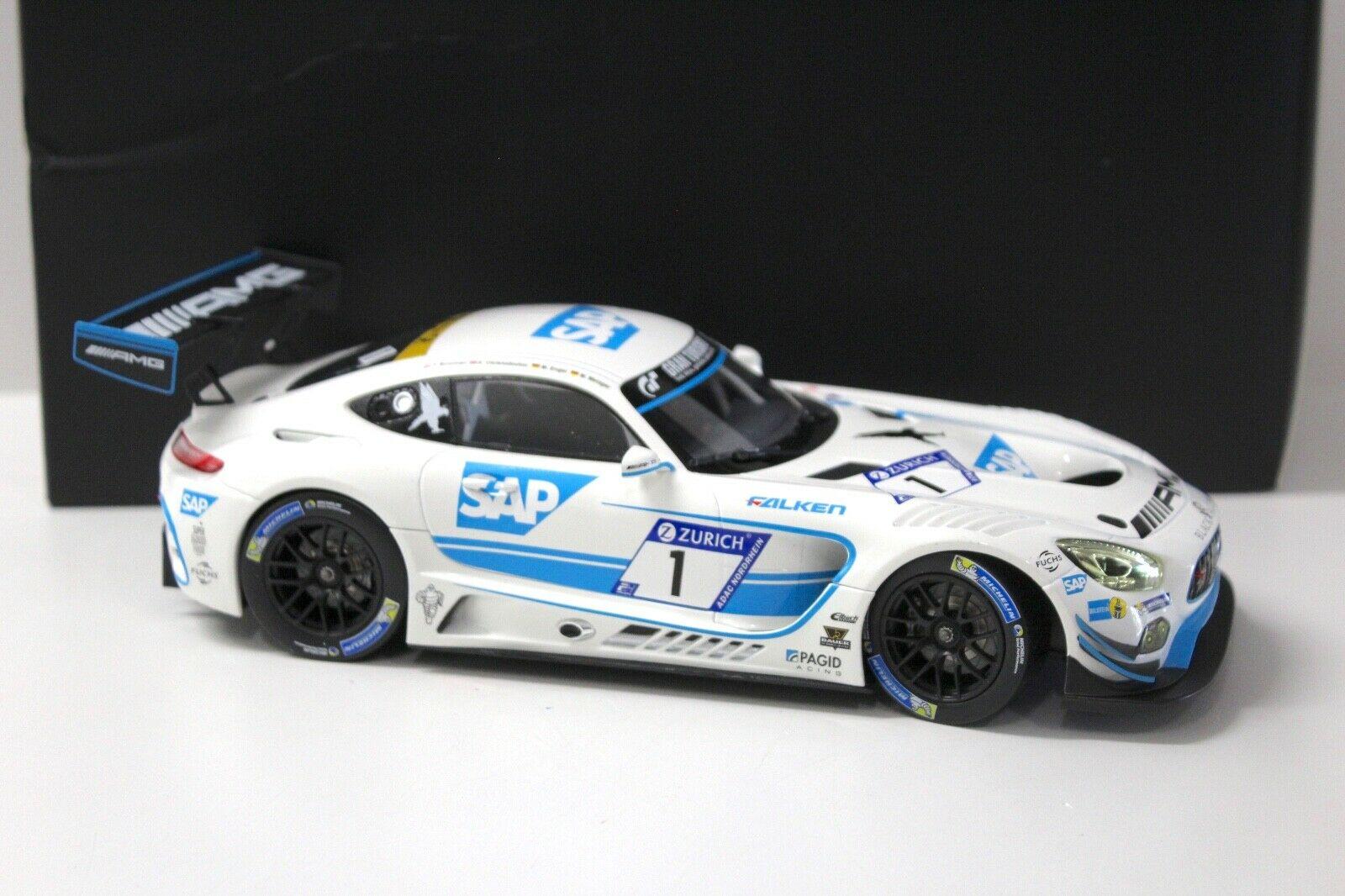 1:18 Norev Mercedes AMG GT3 Black Falcon SAP #1 DEALER VERSION