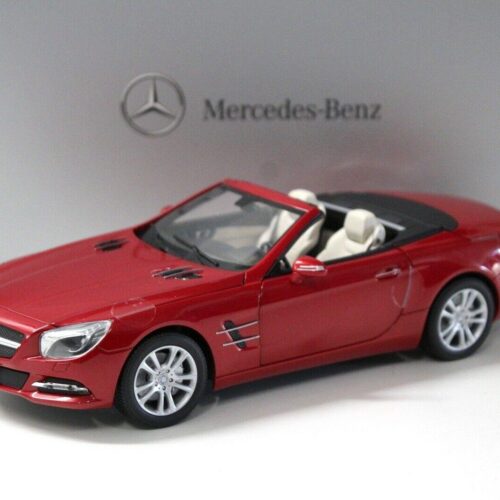 1:18 Norev Mercedes SL Convertible R231 red DEALER VERSION