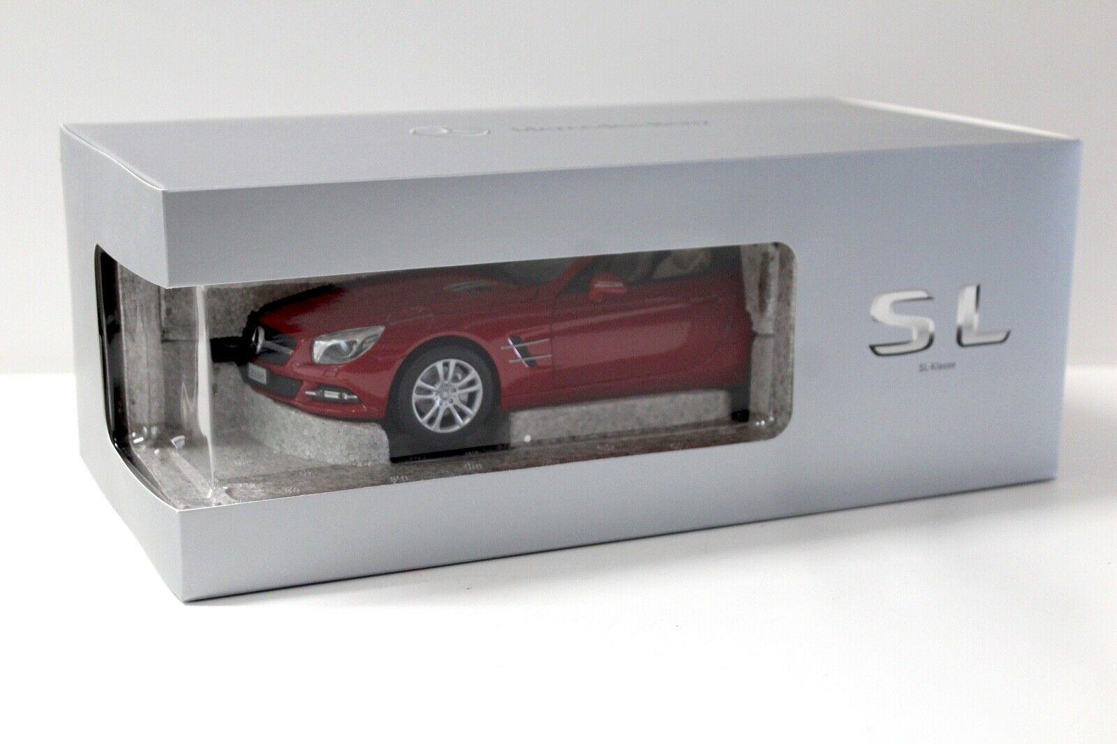 1:18 Norev Mercedes SL Convertible R231 red DEALER VERSION