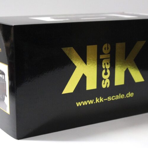 1:18 KK-Scale VW Bus T1 Samba Toy Fair 2019 Spielwarenmesse red/ black