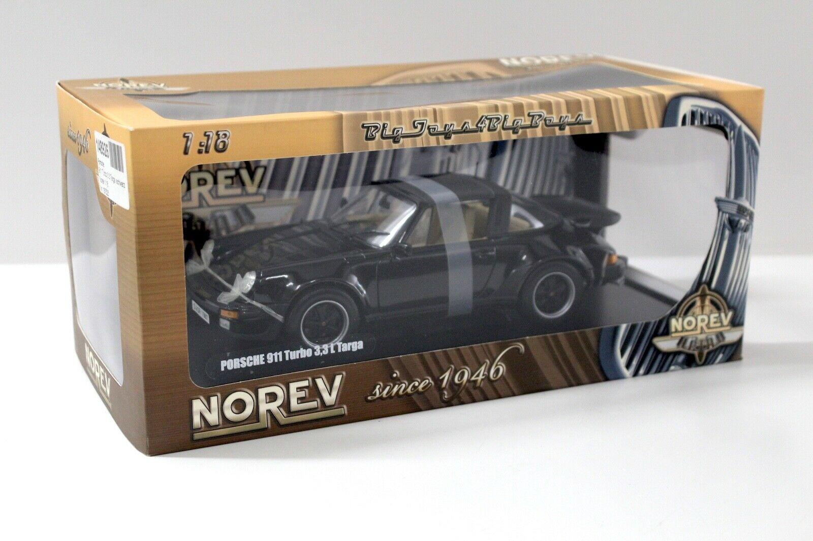 1:18 Norev Porsche 911 Turbo 3.3l Targa black