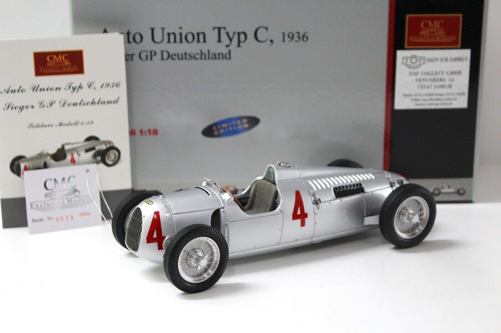 ID 45426 orig.jpg 1:18 CMC Auto Union Typ C 1936 Sieger GP Deutschland silver