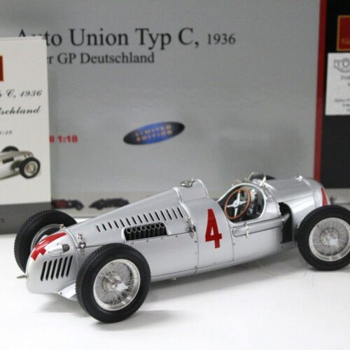 1:18 CMC Auto Union Typ C 1936 Sieger GP Deutschland silver