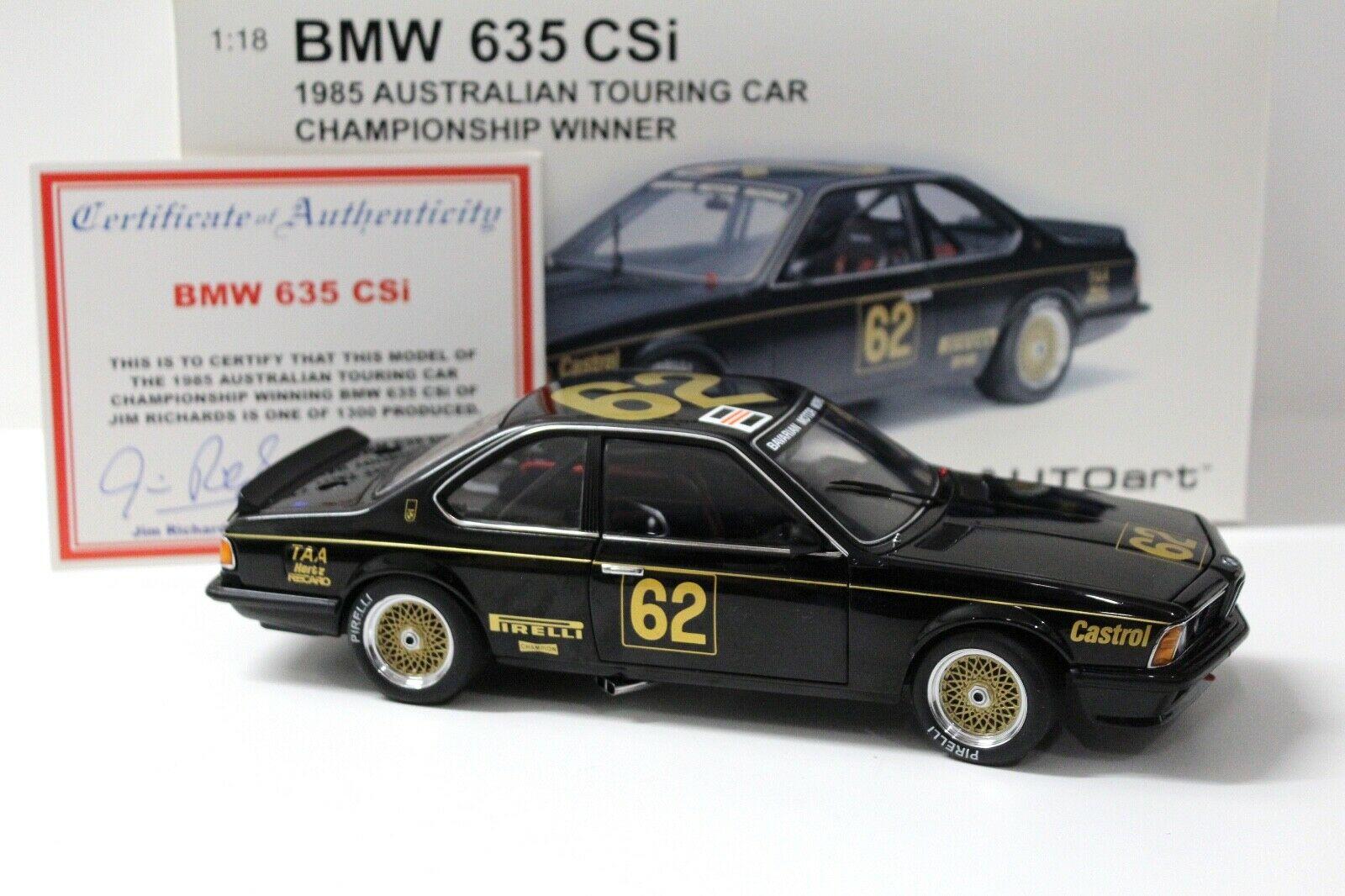 1:18 AUTOart BMW 635 CSI Jim Richards Australian Champion