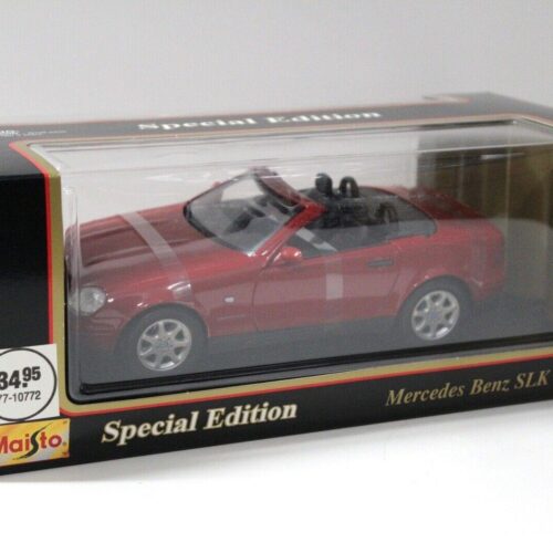1:18 Maisto Mercedes SLK 230 Cabriolet 1996 red