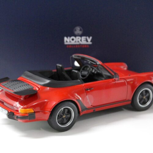 1:18 Norev Porsche 911 Turbo Cabriolet G-Modell red 1987