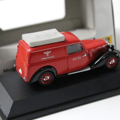 1:43 Schuco Mercedes 170V box German Reichspost red - Image 2