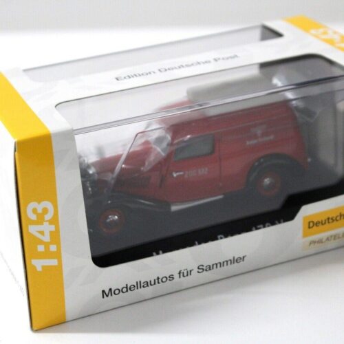 1:43 Schuco Mercedes 170V box German Reichspost red - Image 3