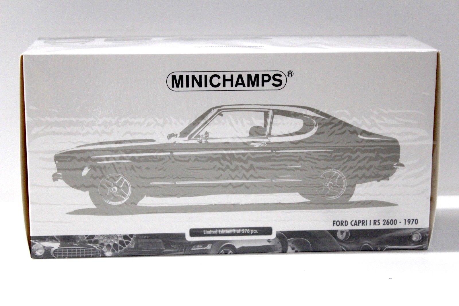 1:18 Minichamps Ford Capri I RS 2600 orange/black 1970