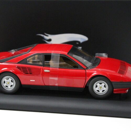 1:18 Hot Wheels SUPER Elite Ferrari Mondial 8 red *LEATHER BASE*