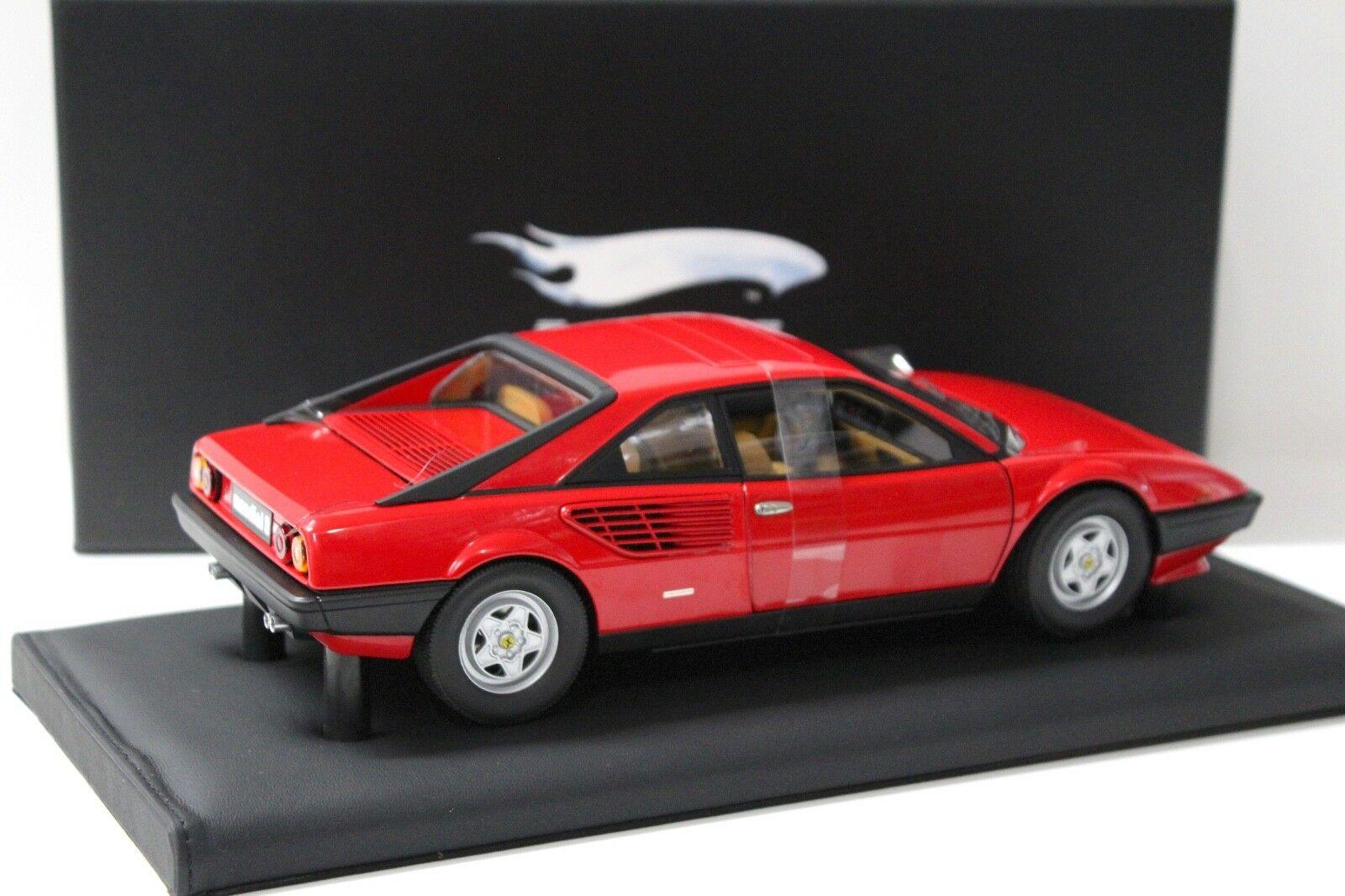 1:18 Hot Wheels SUPER Elite Ferrari Mondial 8 red *LEATHER BASE*