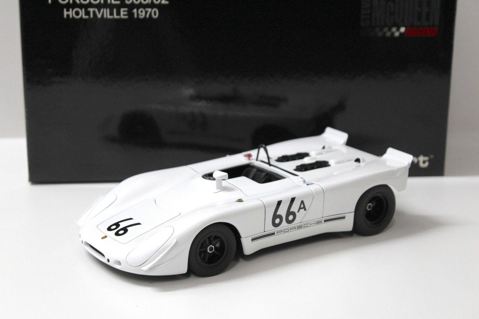 1:18 AUTOart Porsche 908/2 Holtville 1970 Steve McQueen white
