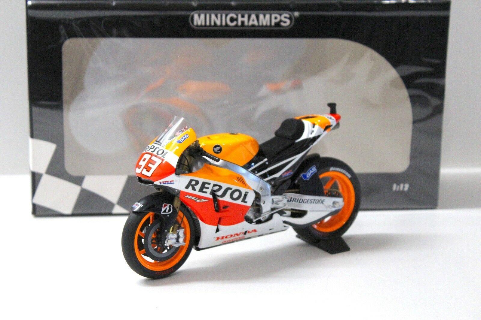 1:12 Minichamps Honda RC213V MotoGP World Champ Marquez 2014