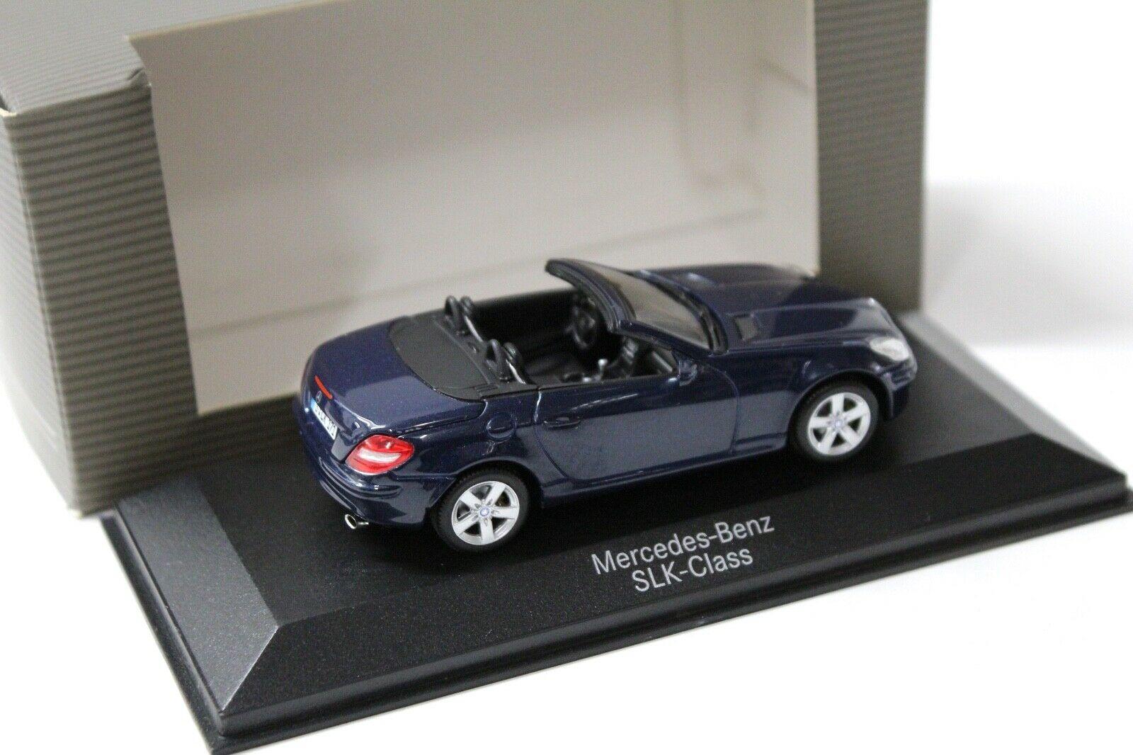 1:43 Minichamps Mercedes SLK dark blue DEALER VERSION