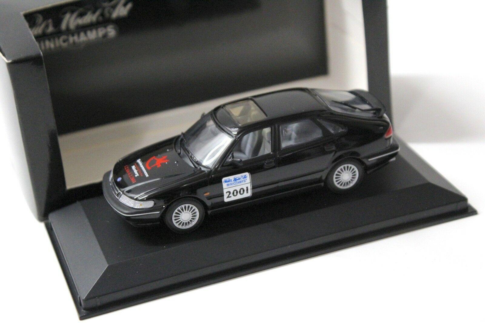 1:43 Minichamps Saab 900 Saloon "TOY FAIR 2001" black