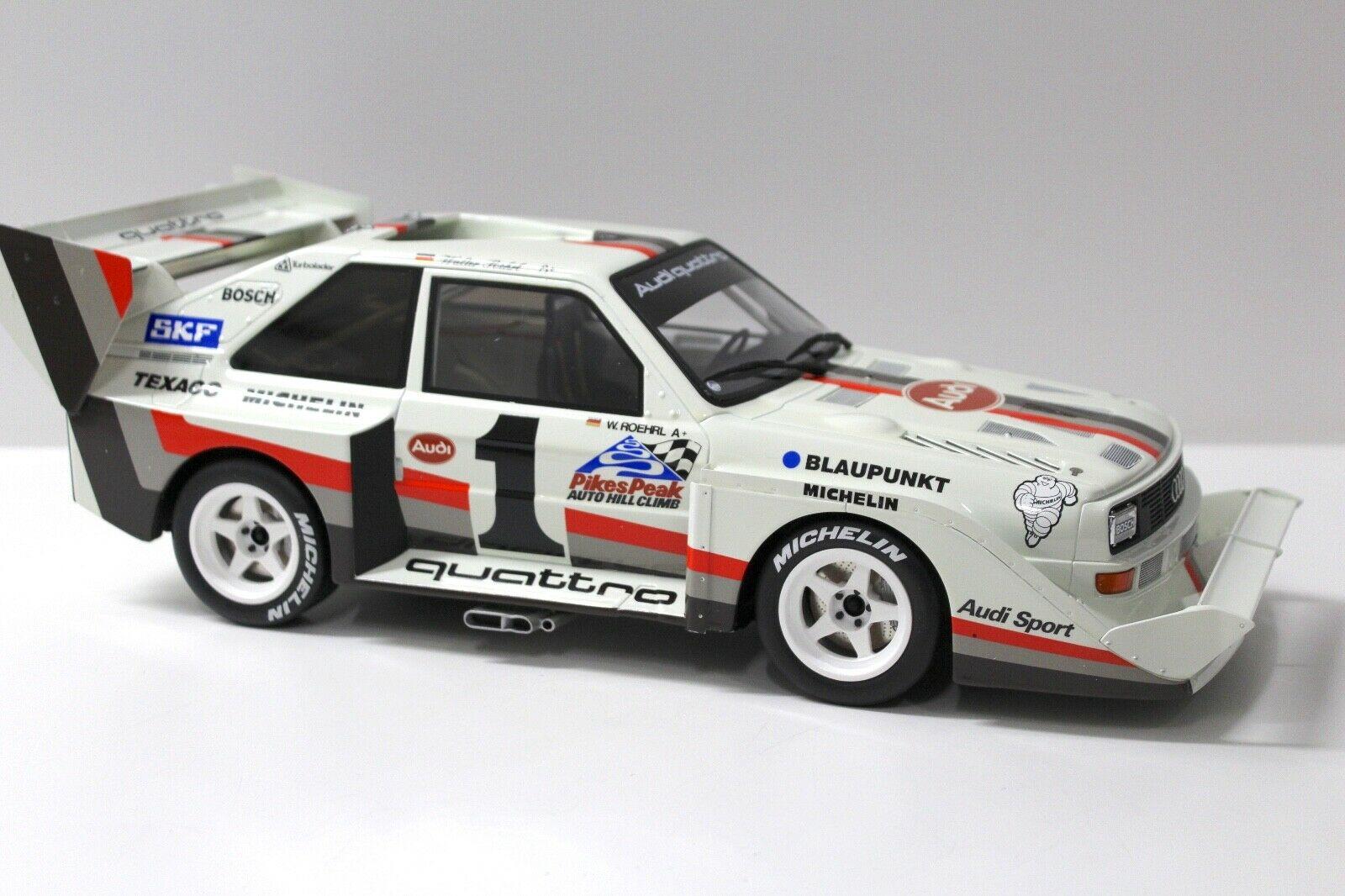 1:12 OTTO Audi Sport Quattro S1 Pikes PEAK 1987 Röhrl #1 white