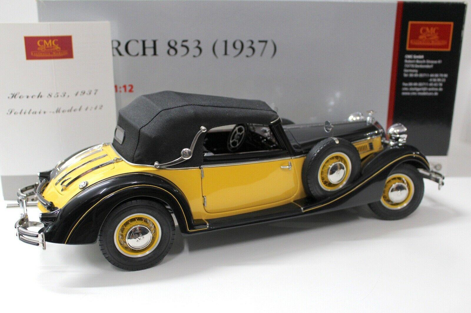 1:12 CMC Horch 853 yellow/ black 1937 C-003