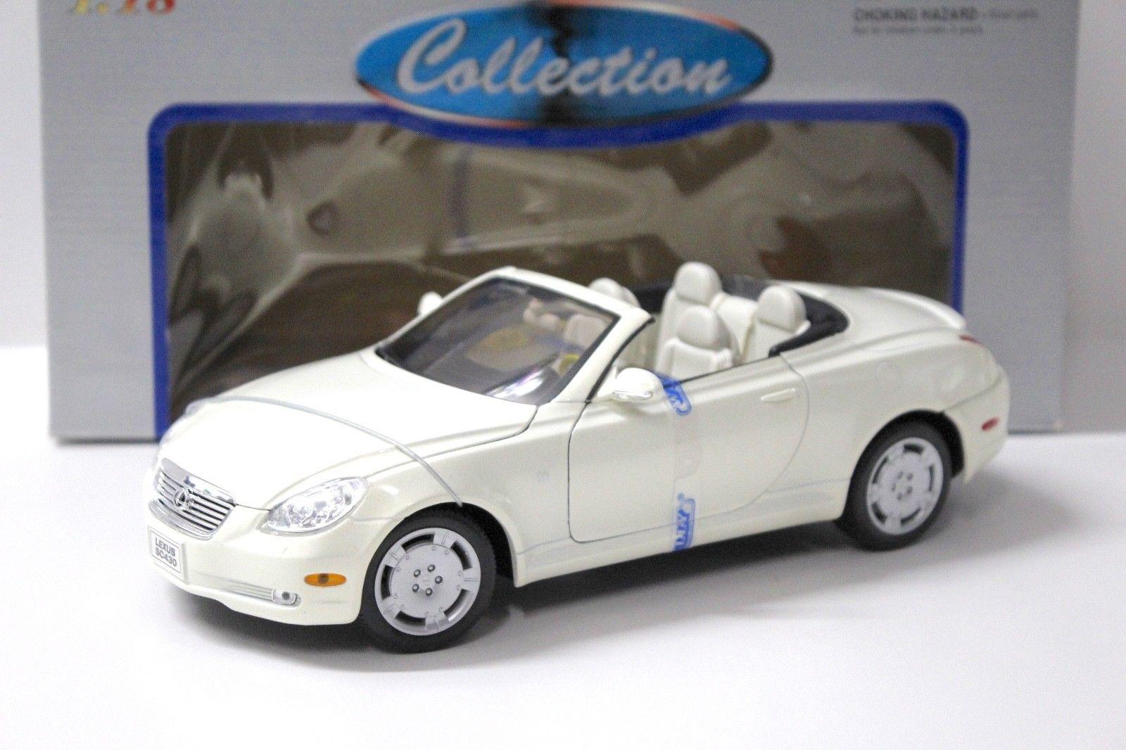 1:18 Welly Lexus SC430 Convertible pearl white
