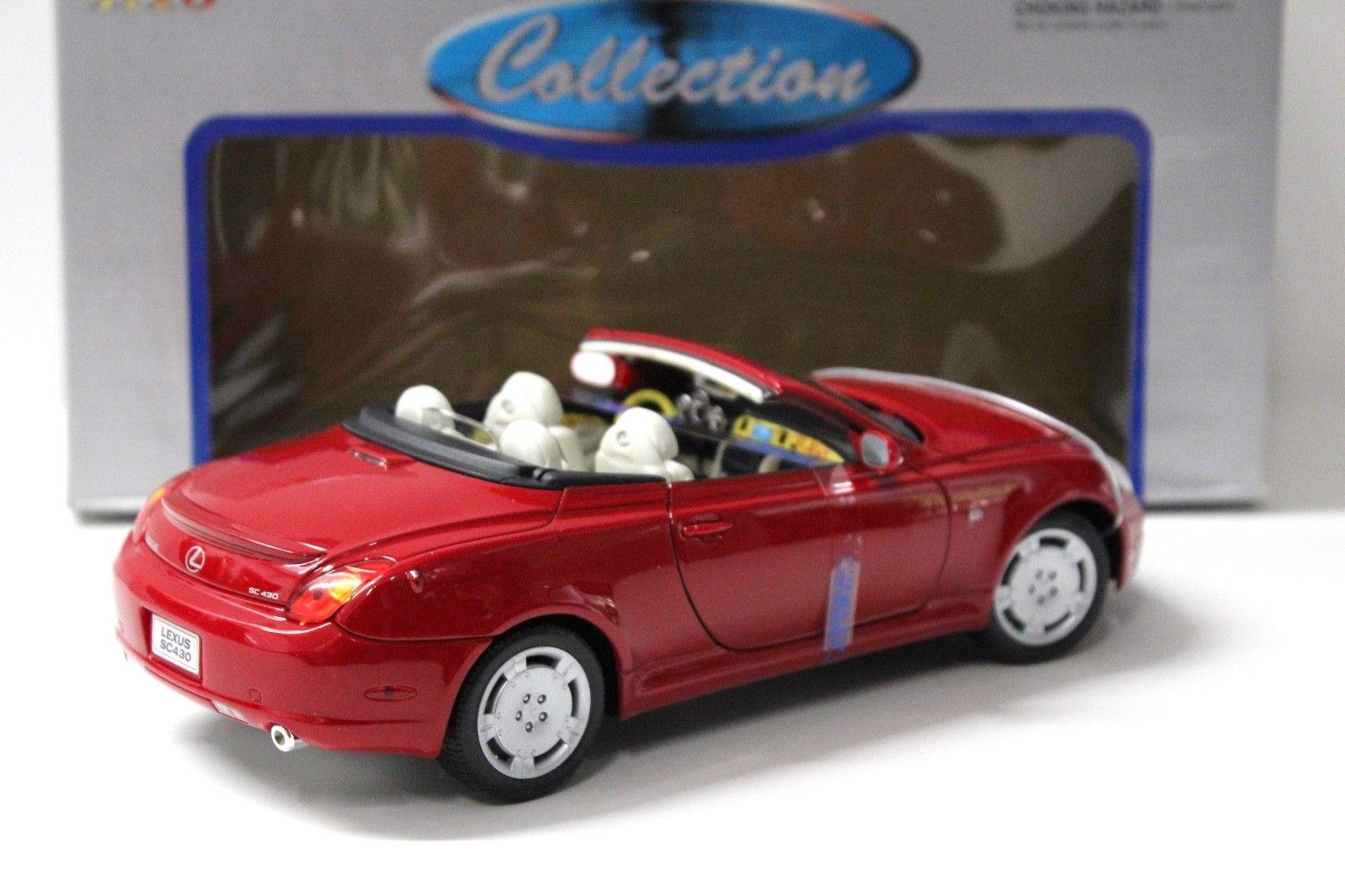 1:18 Welly Lexus SC430 Convertible red