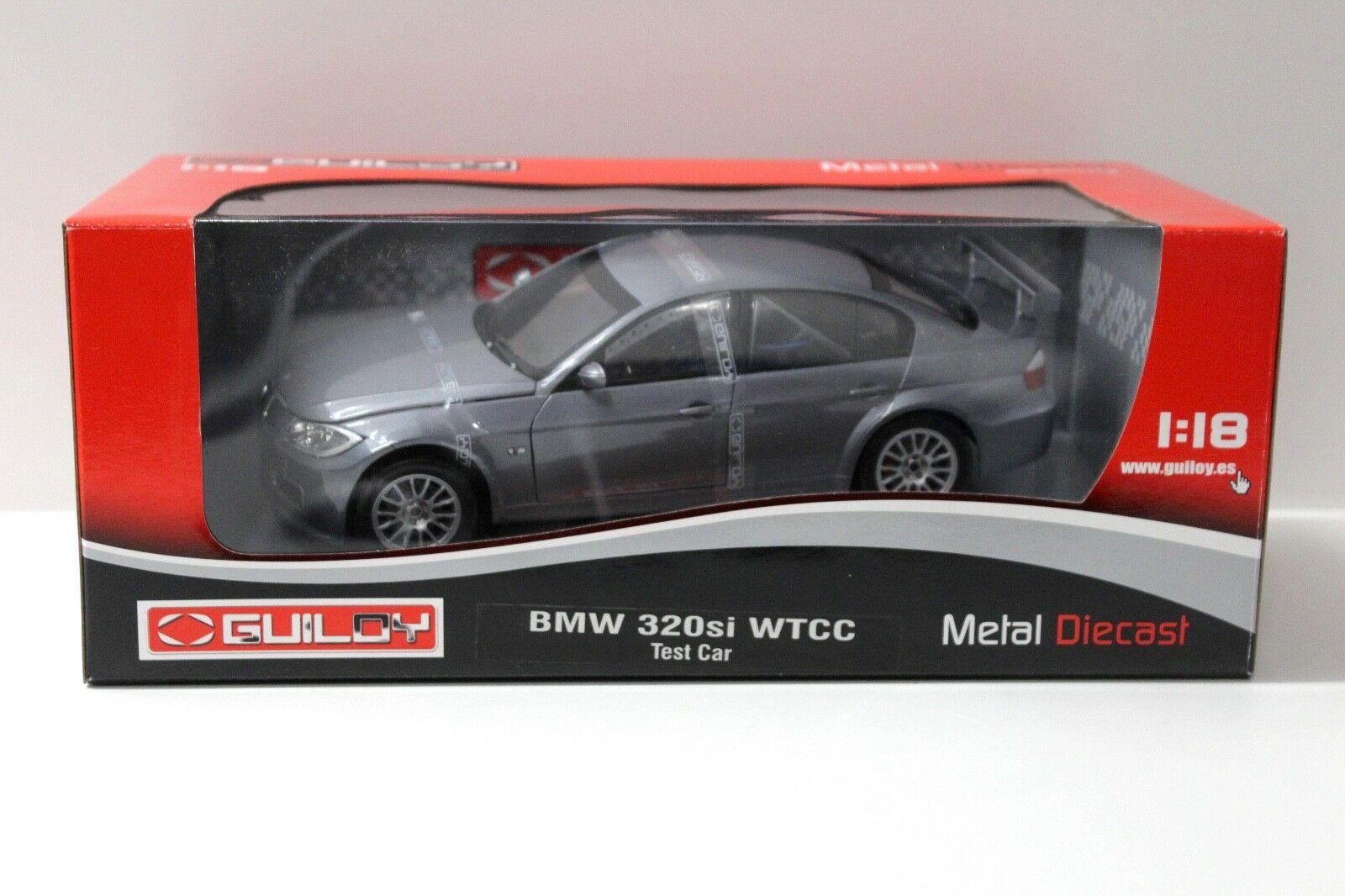 1:18 Guiloy BMW 320si E90 Sedan WTCC Test Car grey