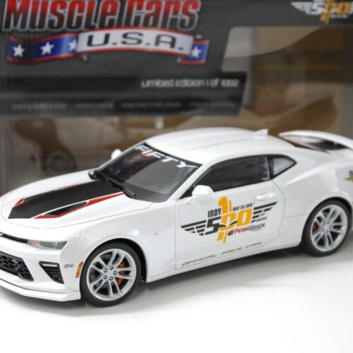 1:18 Auto World 2017 Chevrolet Camaro SS Indy 500 Pace white