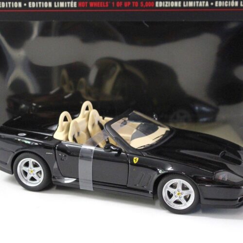 1:18 Hot Wheels Elite Ferrari 550 Barchetta Pininfarina black