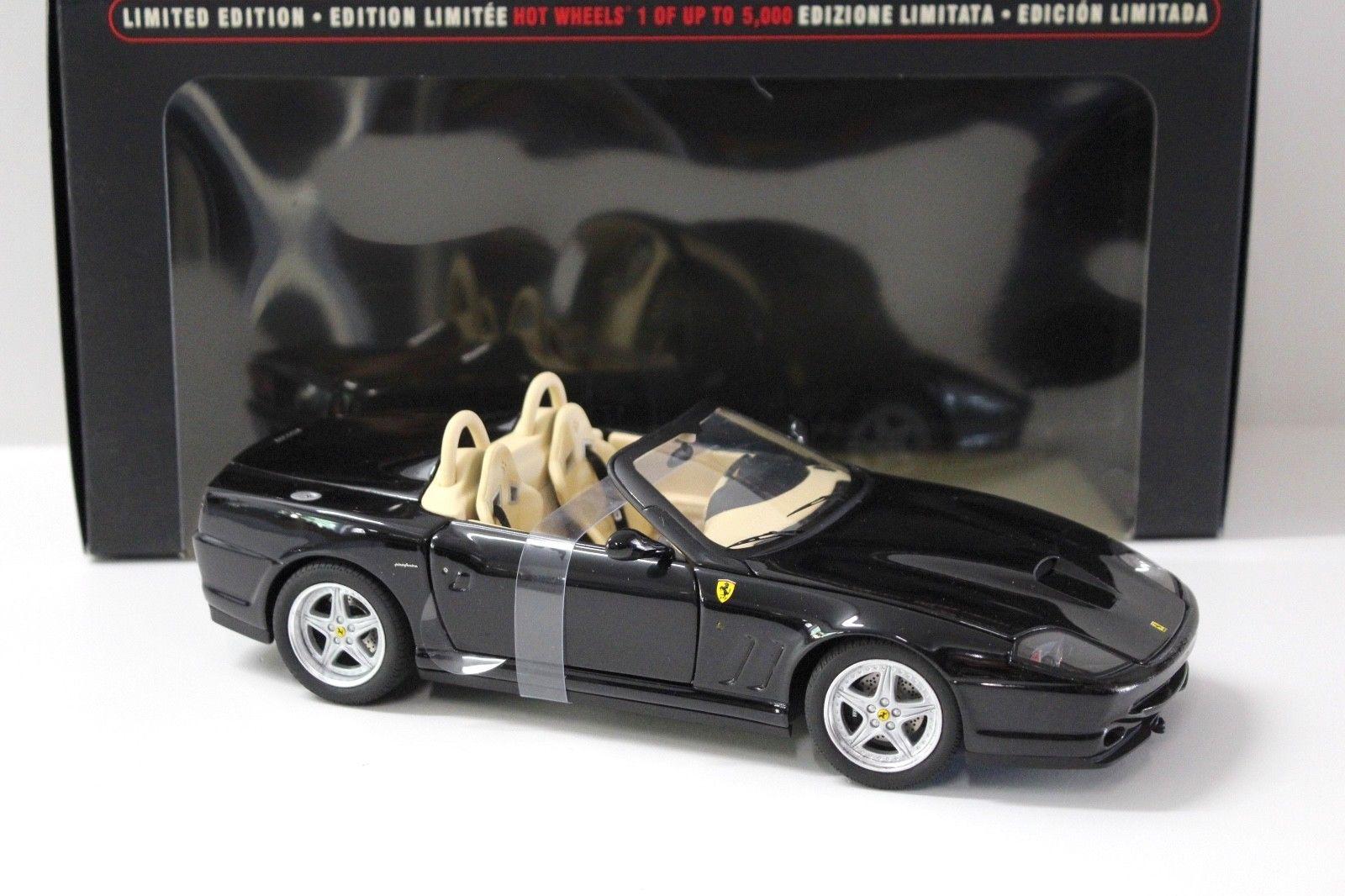 1:18 Hot Wheels Elite Ferrari 550 Barchetta Pininfarina black