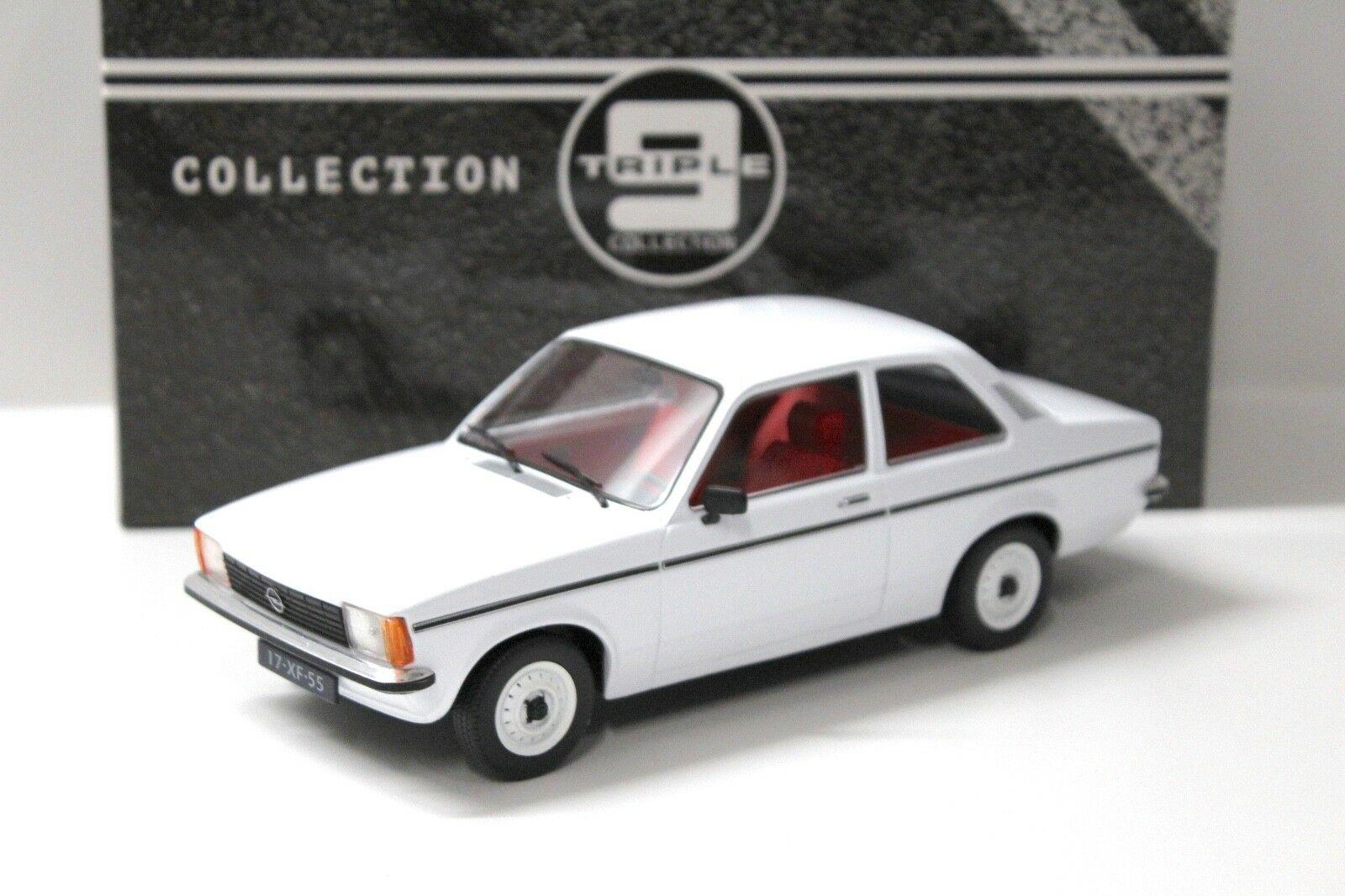 1:18 Triple9 Opel Kadett C2 white 1977 2-Doors white