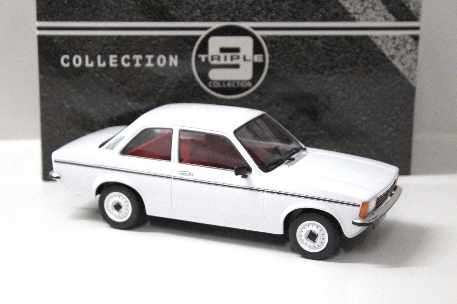 1:18 Triple9 Opel Kadett C2 white 1977 2-Doors white
