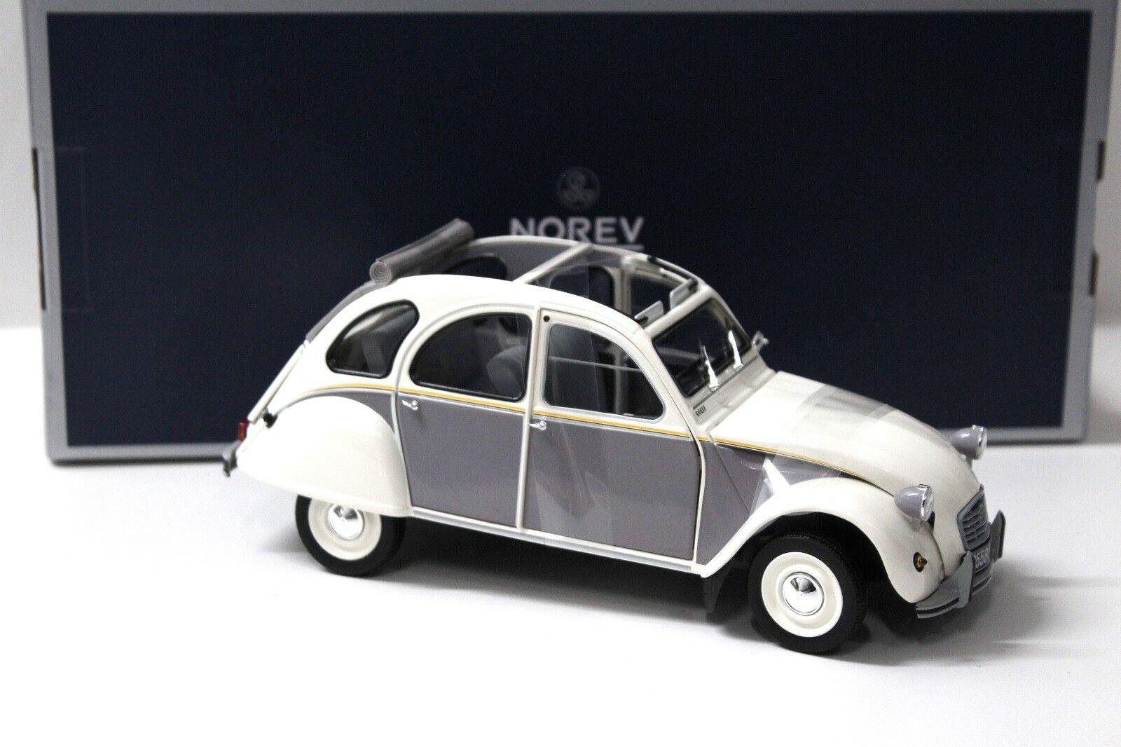 1:18 Norev Citroen 2CV "DOLLY" grey/ white 1985