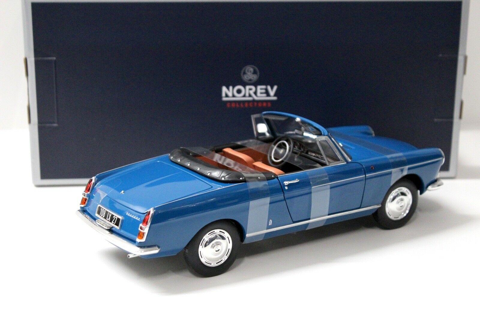 1:18 Norev Peugeot 404 Cabriolet 1967 mendoza blue