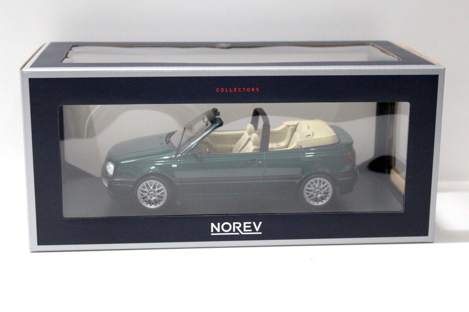 1:18 Norev VW Golf 3 III Cabriolet dark green