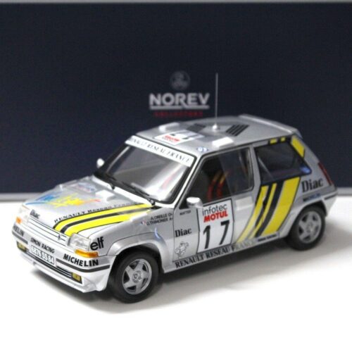1:18 Norev Renault 5 R5 GT Supercinq Oreille #17 silver