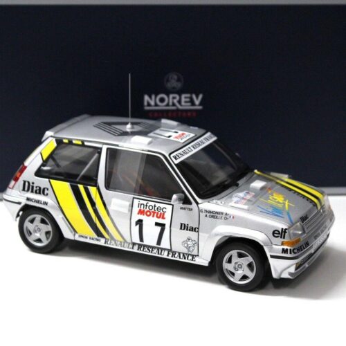 1:18 Norev Renault 5 R5 GT Supercinq Oreille #17 silver