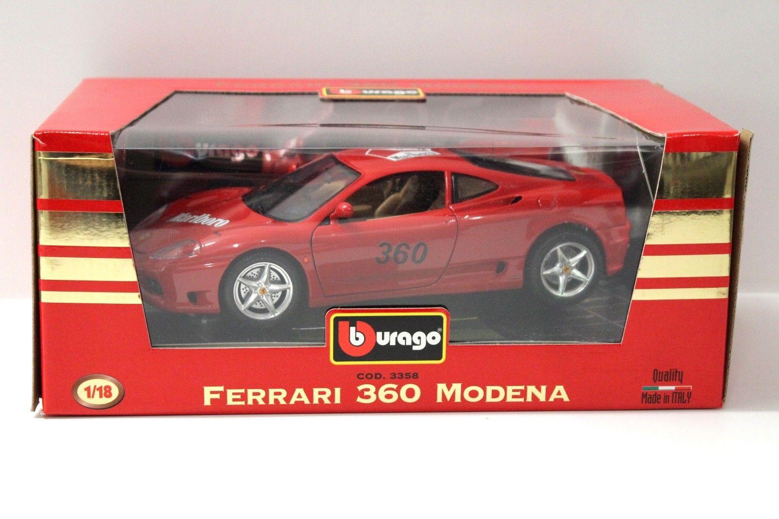 1:18 Bburago Ferrari 360 Modena Coupe MARLBORO red