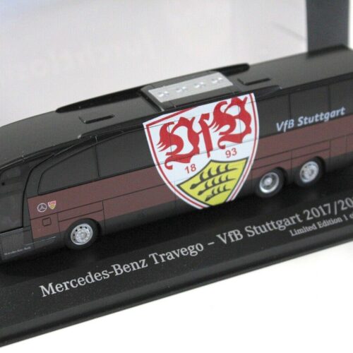 1:87 Rietze Mercedes Travego Team Bus VFB Stuttgart 2017/2018 DEALER VERSION