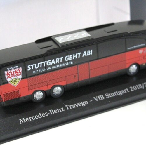 1:87 Rietze Mercedes Travego Team Bus VFB Stuttgart 2018/2019 DEALER VERSION